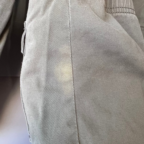 Old Navy Olive Green Utility Bomber Jacket Sherpa Lined Collar Women's Small - Picture 6 of 13